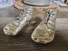 Brass Bronze Coated Dipped Baby Shoes   picture