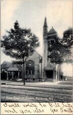 1906. FIRST BAPTIST CHURCH. BATAVIA, NY POSTCARD q9 picture