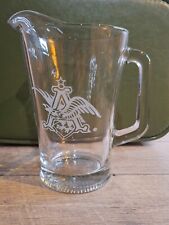 Anheuser Busch Michelob Light vintage glass beer pitcher 8 1/2' tall 60 oz HEAVY picture