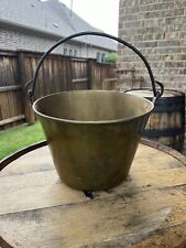 Antique Brass Kettle Bucket (Very Old) picture