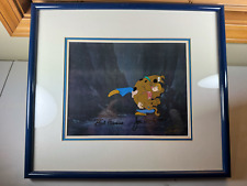 Original Framed Scooby-Doo Animation Cel Signed by Bill Hanna and Joe Barbera picture