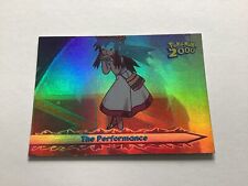 Pokemon Topps Card #25 The Performance, Rainbow Holo Foil The Movie 2000 NM/M picture