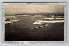Hueneme CA-California, Aerial Point Hueneme Harbor, Vintage c1942 Postcard picture
