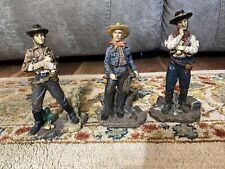 Vintage Cowboy 5.5” Figurines Set of 3. picture