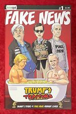 Trump's Titan's #1 incentive Fake News cover, Keenspot, 2017; Donald J Trump picture