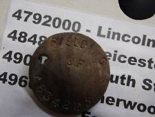 WW2 relic dogtag identity disc Lincolnshire Regiment - FIELDING 225 picture