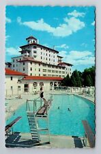 Colorado Springs CO-Colorado, Broadmoor Resort, Pool Beauty, Vintage Postcard picture