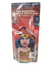 Wonder Woman Sanitizer Bottle Holder Keychain Keyring Keys Bag Purse DC Comics picture