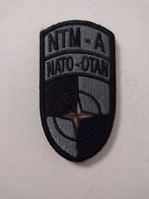 ACU PATCH - NATO-OTAN NTM-A WITH HOOK & LOOP NEW :KY24-9 picture
