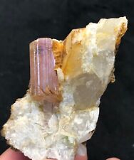 141 grams beautiful Tourmaline on Apitot Crystal Specimen from Afghanistan picture