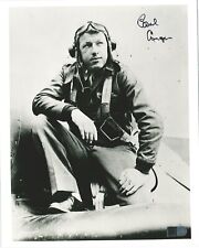 Paul Conger Signed 8x10 Photo WWII 56th FG Ace 11.5 Victories (AIV) picture