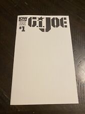 Gi Joe 1 Special Order Blank Sketch Variant Cover 2014 IDW Gemini Ship picture