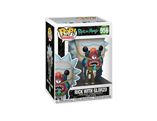 Funko POP Rick & Morty - Rick with Glorzo #956 with Soft Protector (B29) picture