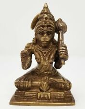 Brass Antique Finish Blessing Hanuman 3