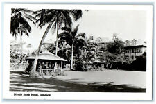 c1940's Myrtle Bank Hotel Jamaica Cunard Line Vintage RPPC Photo Postcard picture