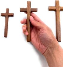 Simple and Solid Wooden Hand Cross – Medium Size picture
