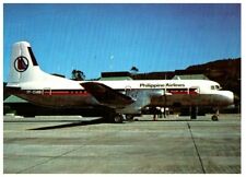 Philippine Airlines NAMC YS 11 125 Airplane Postcard 1980 picture