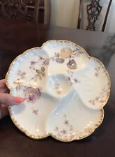 Antique CH. Field Haviland Limoges Oyster Plate CFH GDM France picture