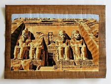 The Great Temple of Abu Simbel | Ancient Egyptian Papyrus Painting picture