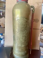 Vintage ‘General Quick Aid TS-15 Brass Fire Extinguisher 23” EMPTY picture