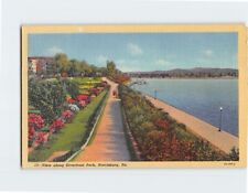 Postcard View Along Riverfront Park Harrisburg Pennsylvania USA picture