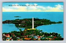 Put-In-Bay OH-Ohio, Birds Eye View Looking East, Vintage c1964 Souvenir Postcard picture