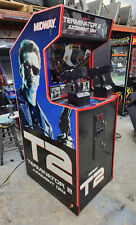 TERMINATOR 2 Full Size Arcade Gun Shooting Video Game Machine - WORKS GREAT T2 picture