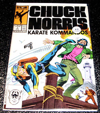 Chuck Norris Karate Kommandos 4  (4.0) 1st Print 1987 Marvel- Flat Rate Shipping picture