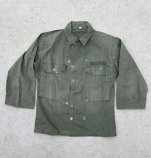 VINTAGE WWII HBT Army Jacket 13 Star Buttons DISTRESSED Men’s Size Small picture