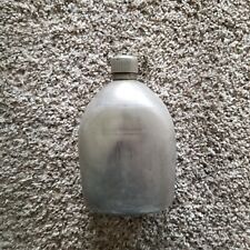 Pre-WW1 US Army Military M1910 Seamless Canteen Spun Aluminum Field Gear NAMED picture