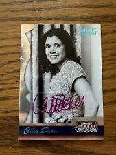 Donruss Americana Carrie Fisher Autograph 02/25 Played Princess Leia (Star Wars) picture