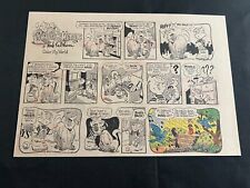 #H09 DENNIS THE MENACE by Hank Ketcham Sunday Half Page Strip August 15, 1976 picture