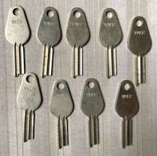 9 Vintage Yale Flats 040 Blank Keys  - Up to 2 1/8