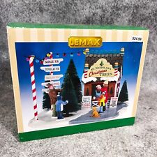 LEMAX Village ST. Nicholas’s Christmas Tree Lot Holiday Accent Decor 2013 #33001 picture