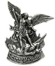 St Saint Michael Archangel Catholic Car Auto Visor Clip Medal Safety Protection picture