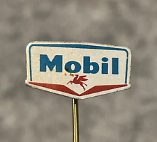 Mobil Oil Pegasus Engine Lube Logo Vehicle Red Synthetic Vintage Stick Lapel Pin picture