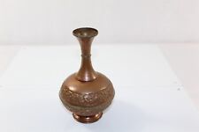  Solid Copper Retro Vase With Embossed Decoration 8