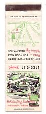 c1950s~Holiday Inn East~Indianapolis IN~Shadeland Ave~Vintage Matchbook Cover picture