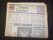 1993 DEC 11 WILKES-BARRE TIMES LEADER - NEW ARMY ERA MEANS JOB CUTS - NP 7558 picture