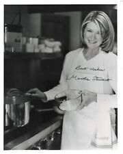 Martha Stewart. Legendary business woman. Vintage signed iconic 8x10 photo.  COA picture