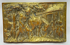 VTG Ranch Gold Bronze Wall Plaque 14