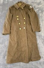 WW2 1942 US Army Enlisted Trench Coat Overcoat Wool, 42R 6th Service Command  picture