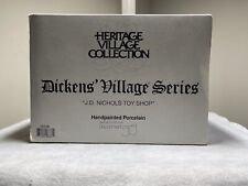 Dept.56 Heritage Village J.D. Nichols Toy Shop #58328 Dickens Village Great Cond picture