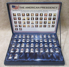The American Presidency Thimble Collection -Set 42 Presidents NEW FACTORY SEALED picture