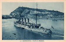 Japanese Imperial Navy Warship @ Montjuic Castle Barcelona c1910s WWI picture