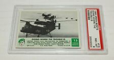 1966 Philadelphia Green Berets #15 Going Where The Trouble Is PSA 8 HIGH GRADE picture
