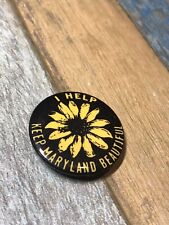 I Help Keep Maryland Beautiful Button Pin picture