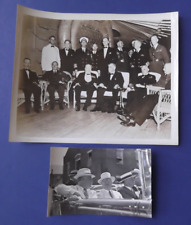 2 Original WWII Press Photos of President Roosevelt - One with Churchill picture