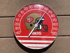 Vintage San Francisco 49ers Metal Plastic 12” Thermometer Tru Temp USA picture