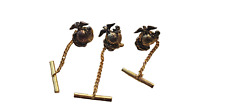 Lot Of Three Vintage US Marine Corps EGA Tie-Tack Pins USMC picture